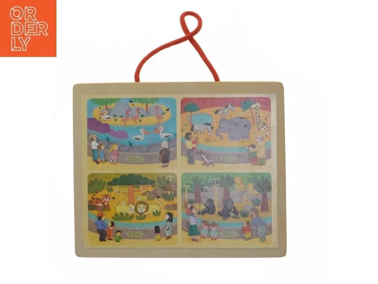 Billede 2 - Savanne dyrepuslespil fra Vilac (str. 18x15 cm)