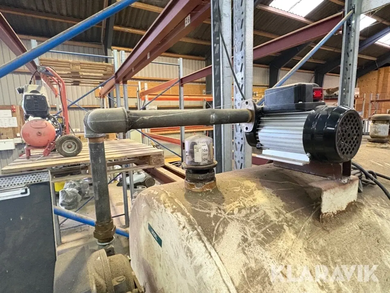 Billede 10 - Diesel tank med pumpe Roug 1200 liters
