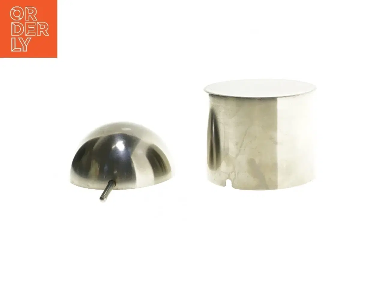 Billede 2 - Rustfrit stål askebæger fra Stelton (str. ø 10, 8 cm)