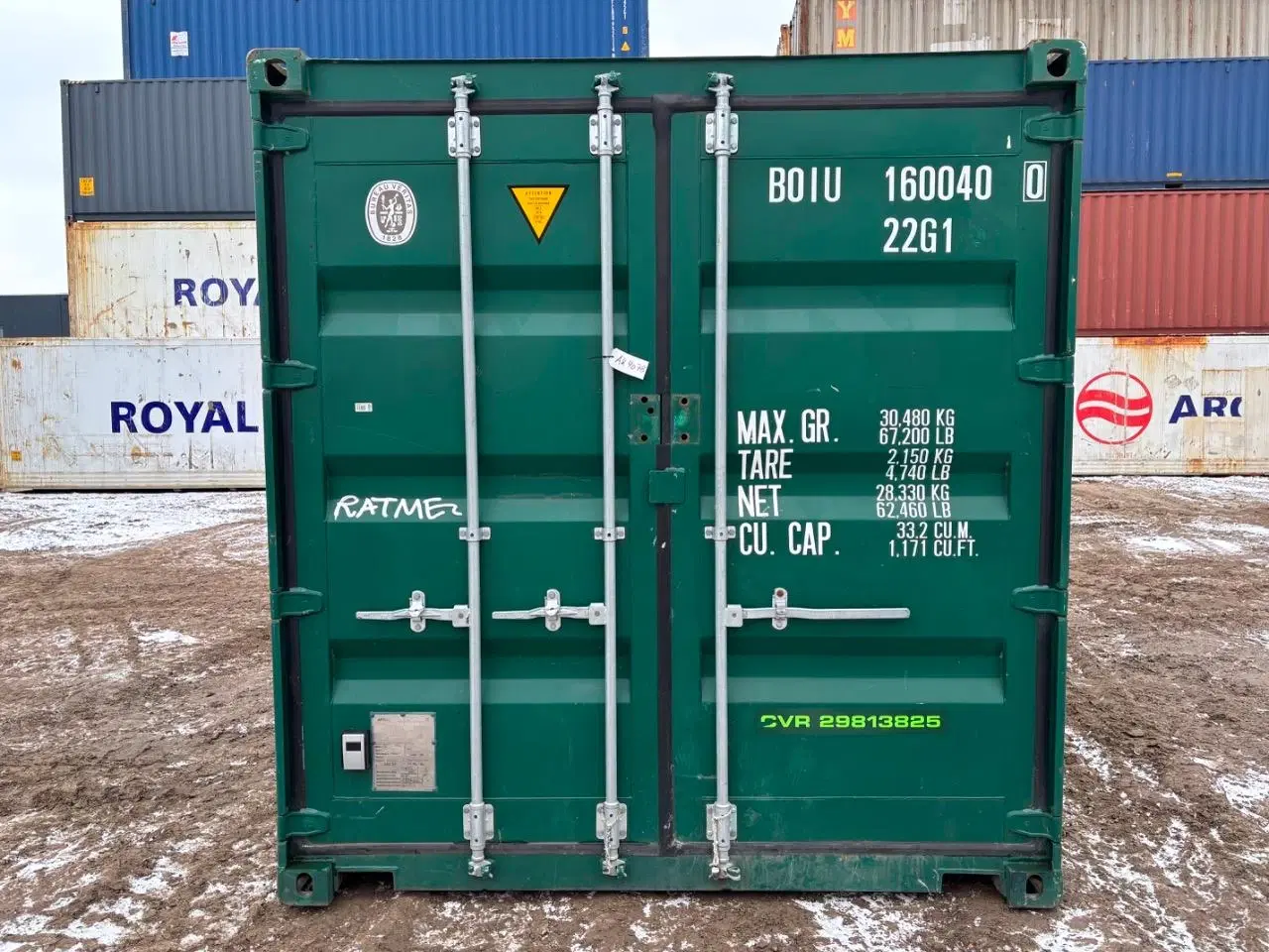 Billede 3 - Står i Hvidovre 20 fods Isoleret Container