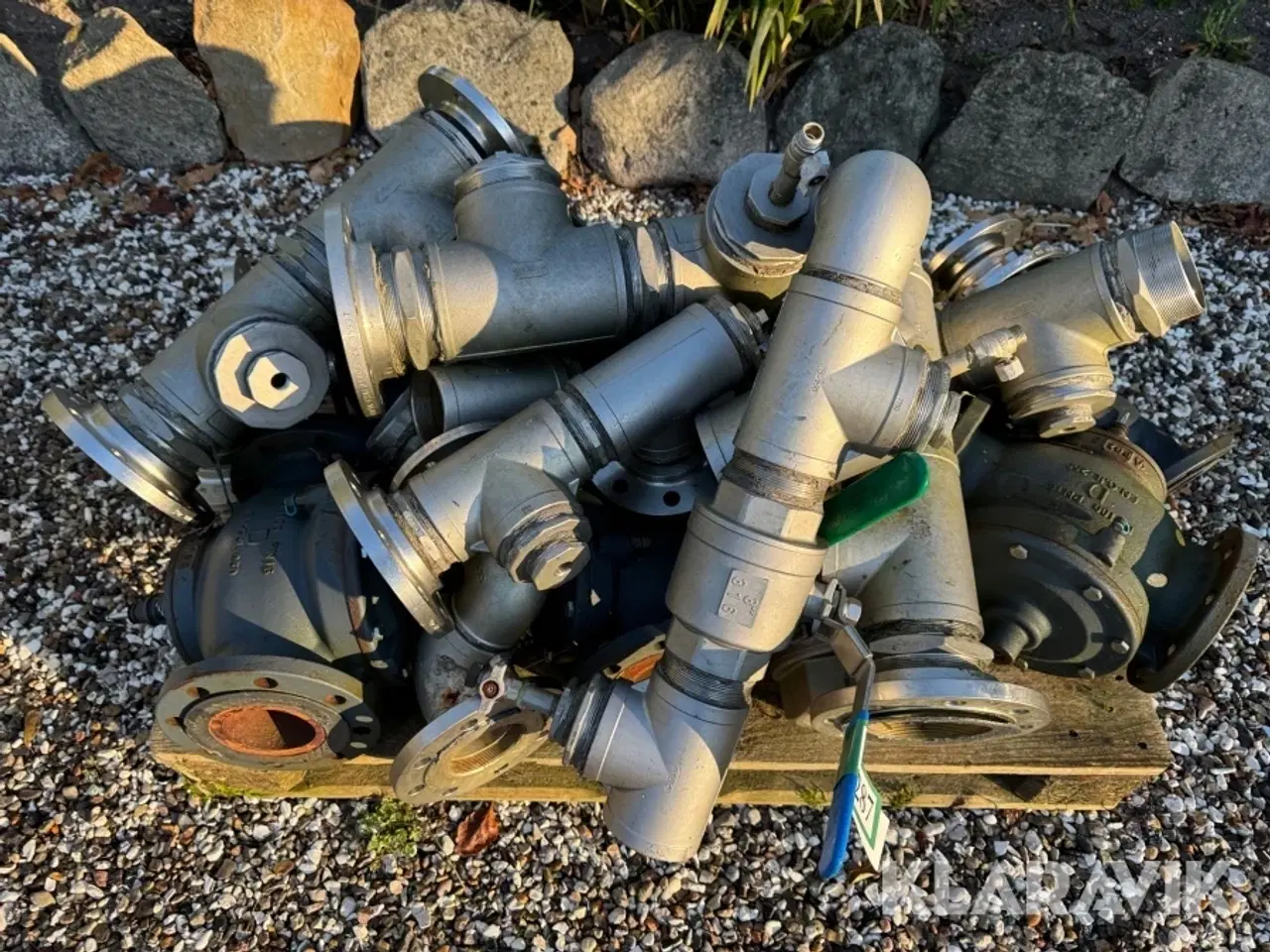 Billede 5 - Lot - diverse ventiler, rørdele og fittings