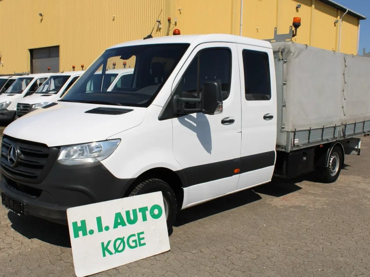 Billede 1 - Mercedes Sprinter 316 2,2 CDi A3 Mandskabsvogn m/lad RWD