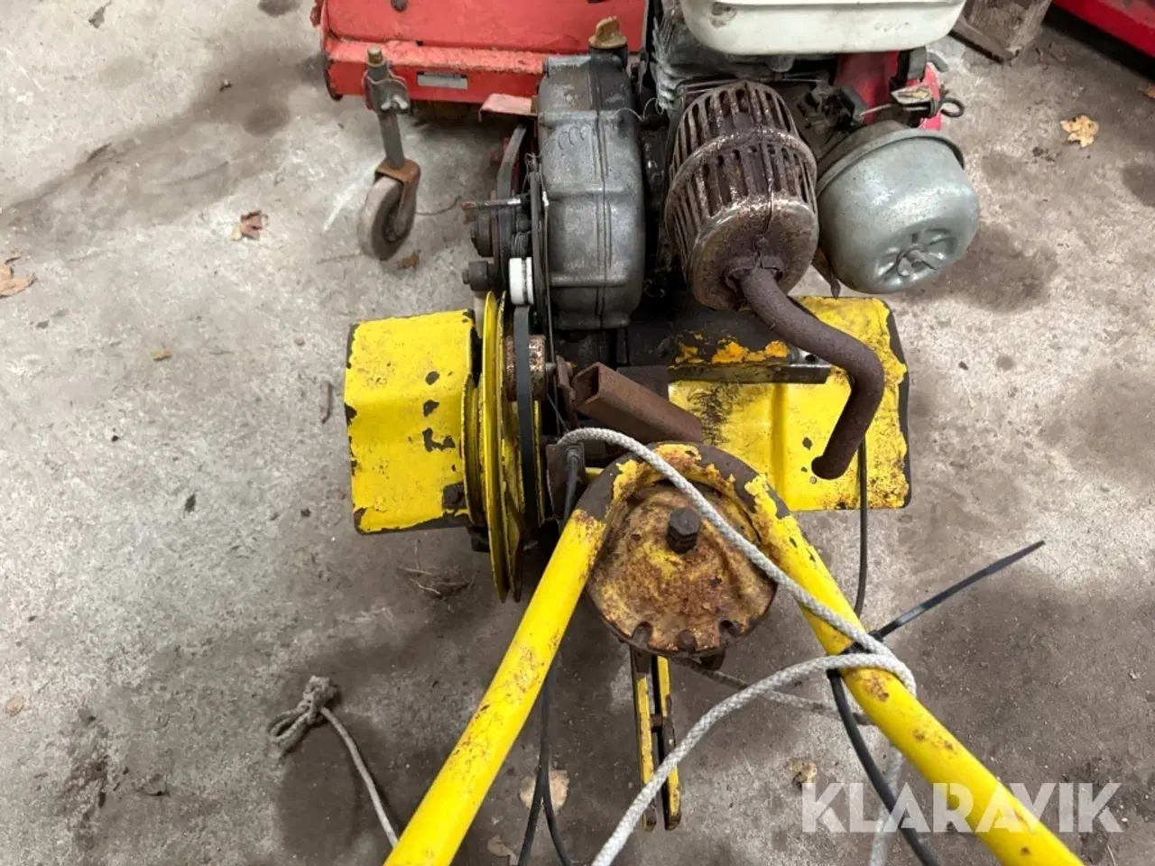 Billede 5 - Fræsemaskine med kost og sneslynge Texas