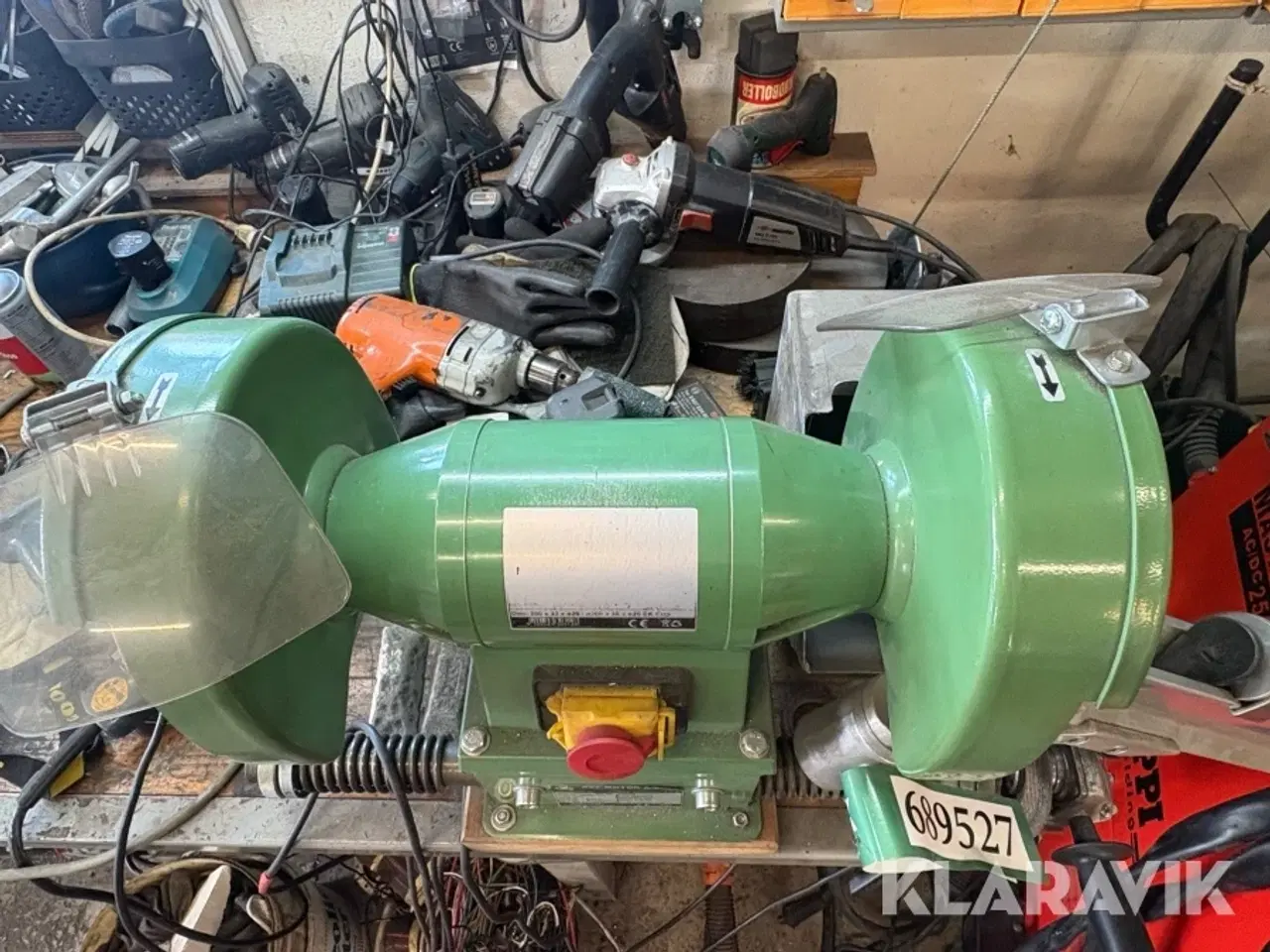Billede 3 - Bænksliber KEF-Motor  Slibette 8N