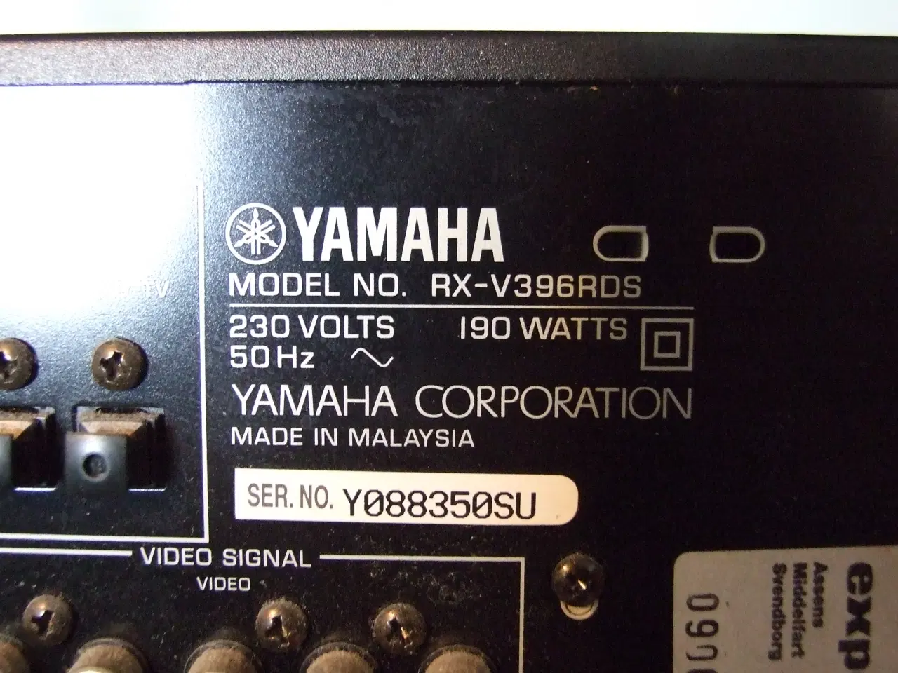 Billede 4 - Yamaha reciever, model RX-V396RDS.