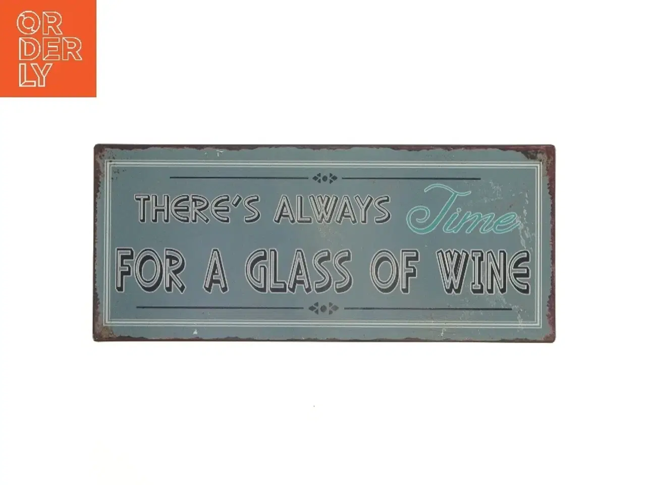 Billede 1 - Vægskilt med tekst fra Lafinesse (str. 30,5x13 cm)