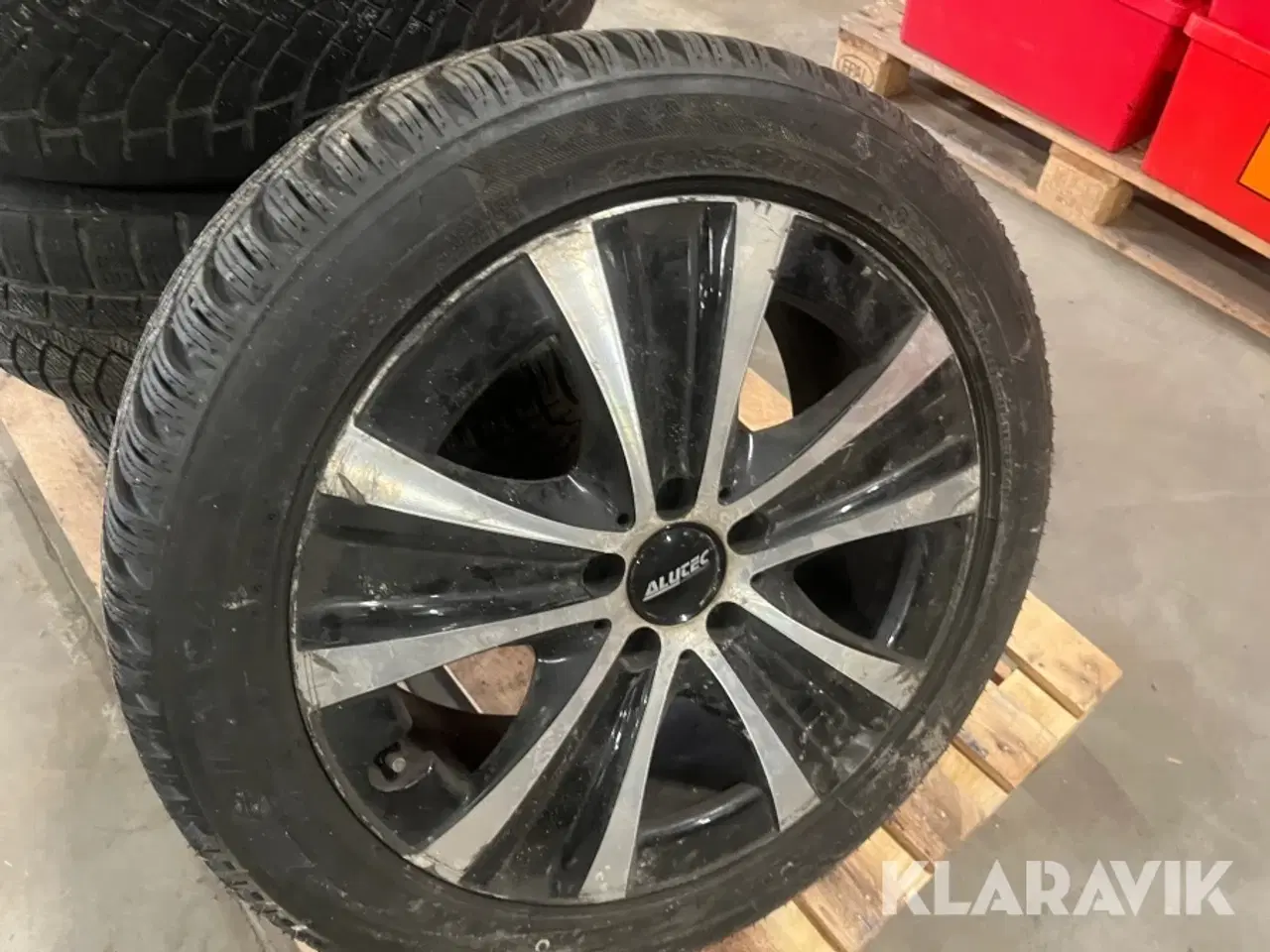 Billede 3 - Alufælge med vinterdæk Alutec 18”  5hul