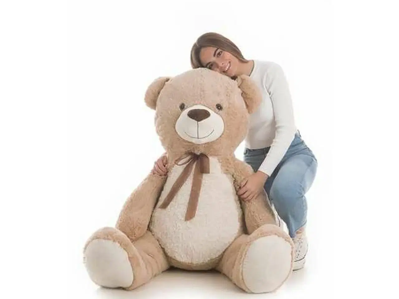 Billede 1 - Bjørnebamse Brun Jumbo 140 cm