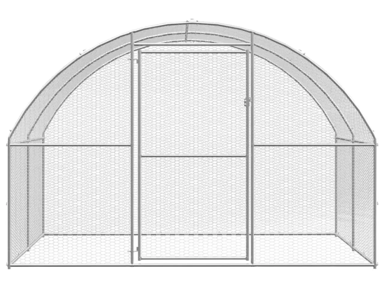 Billede 8 - Hønsehus 3x4x2 m galvaniseret stål