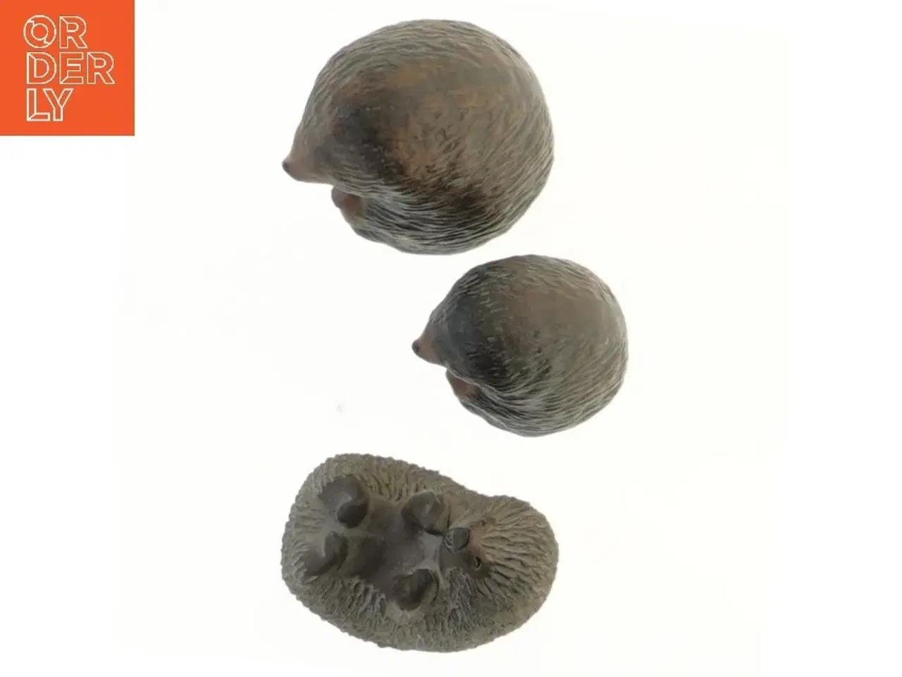 Billede 2 - Dekorative pindsvin figurer fra Ellen Karlsen (str. 6,5 og 7 og 8 cm)