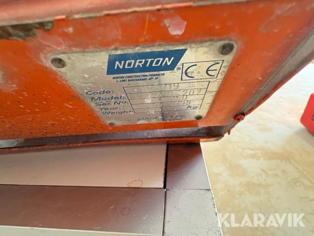 Billede 8 - Fliseskærer Norton SMS 202