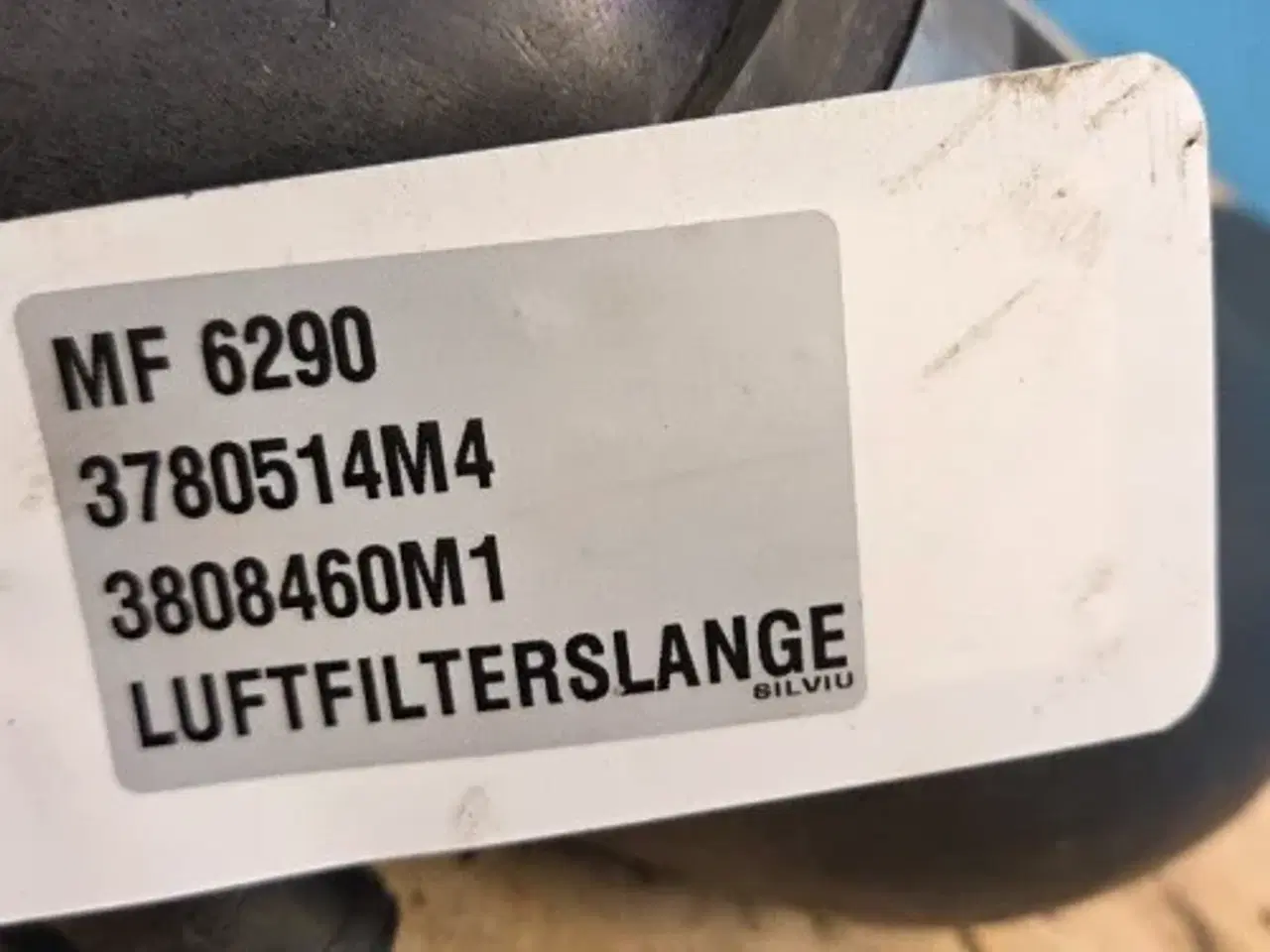 Billede 4 - Massey Ferguson 6290 Luftfilterslange 3780514M4