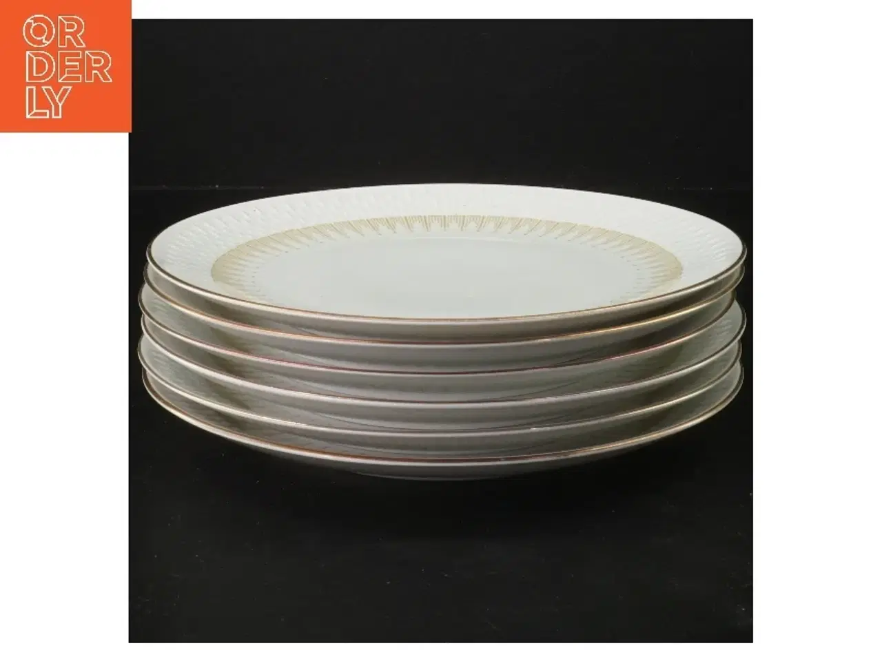 Billede 1 - 6 st6 stk. Middags Tallerkener Marselisborg med mønster fra Edelstein (str. Ø 21,5 cm)