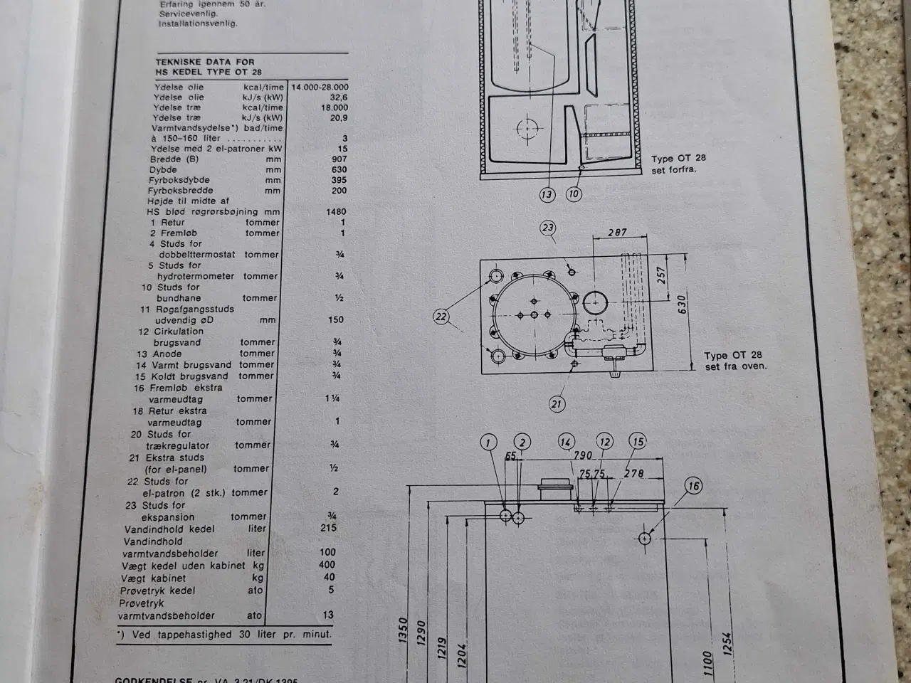 Billede 12 - Kombikedel HS Tarm model OT 28