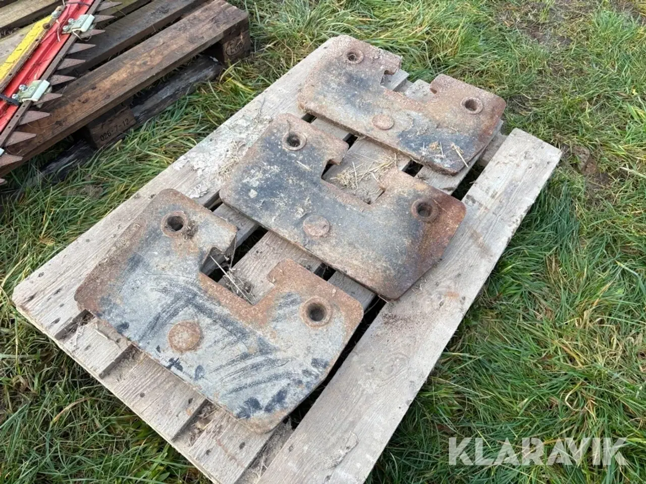 Billede 4 - Vægtklodser Zetor 3 styk.