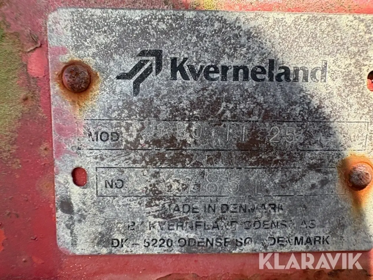 Billede 7 - Harve med hydraulik Kverneland Turbo 11-25