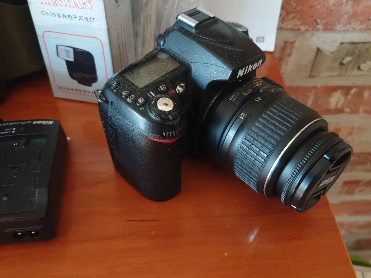Billede 5 - Nikon D90 12.3,64 gb,18-55mm lense, blitz & taske 