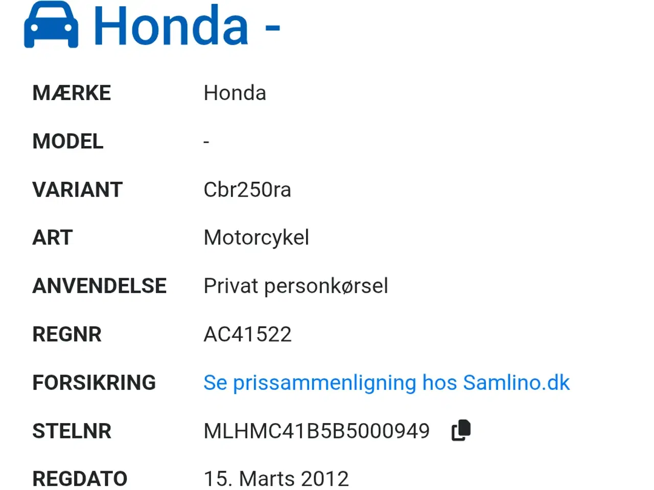 Billede 7 - Motorcykel Honda Cbr250ra