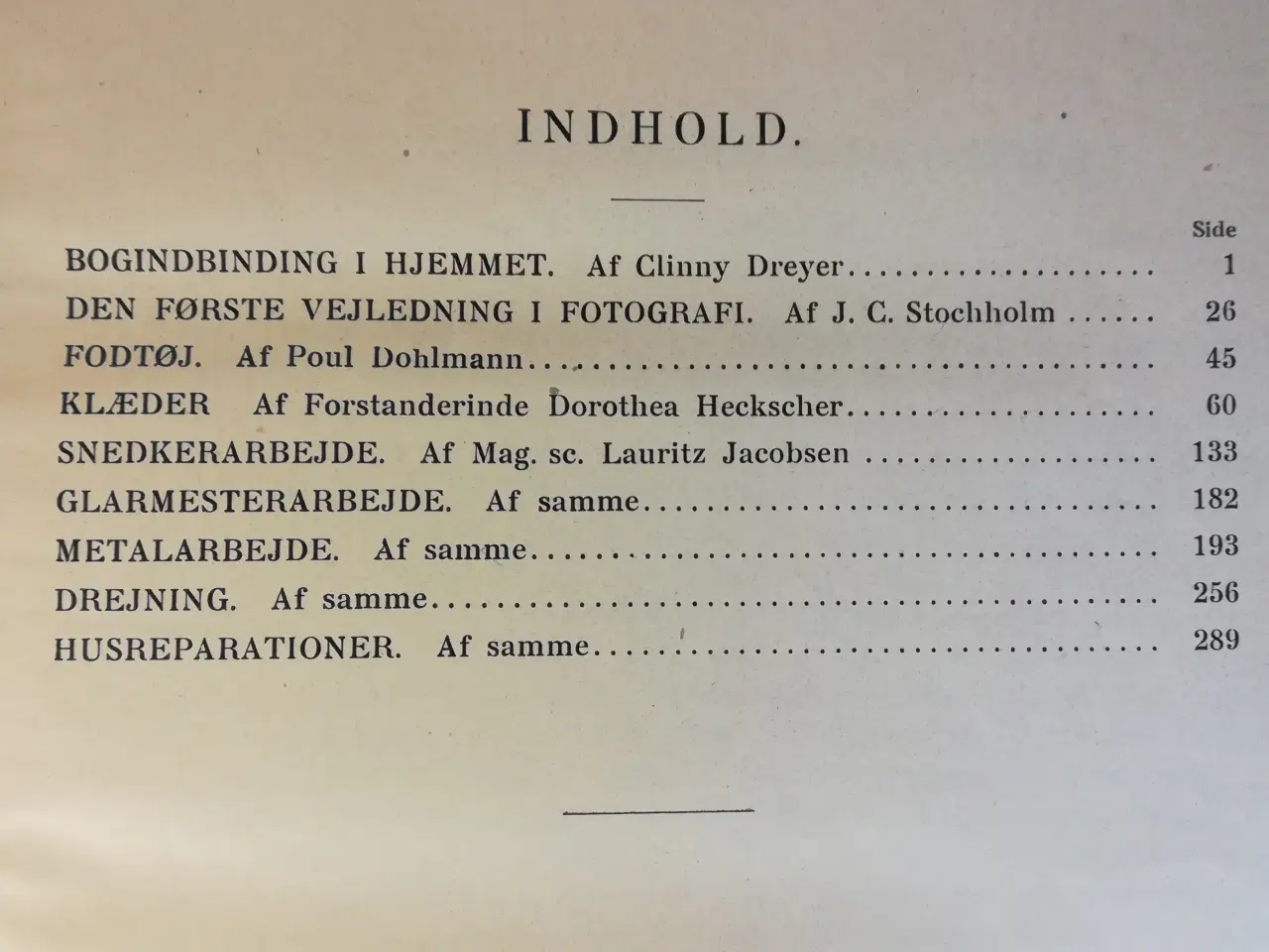 Billede 3 - HAANDVÆRK I HJEMMET (fra 1906)