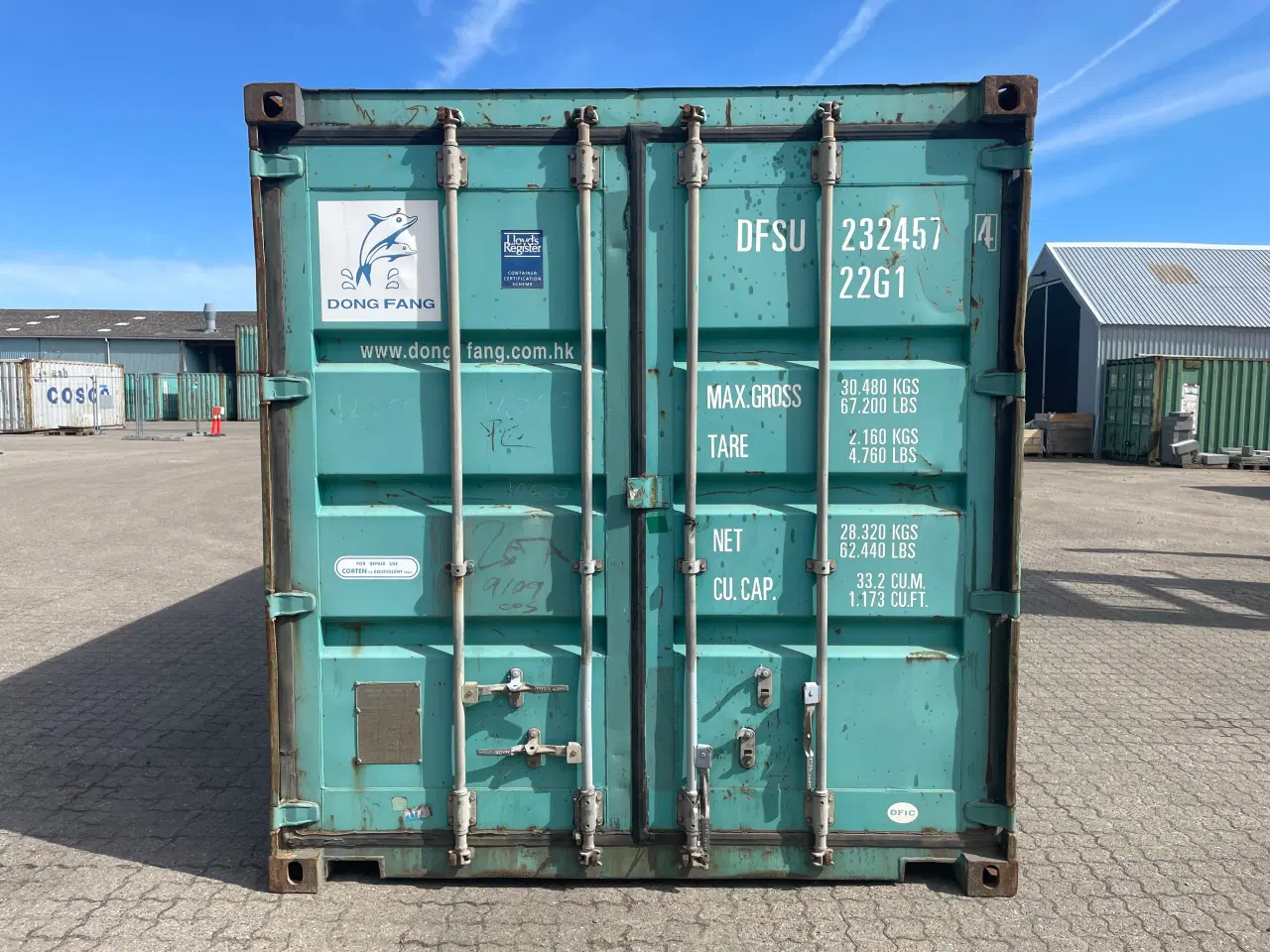 Billede 1 - 20 fods Container- ID: DFSU 232457-4