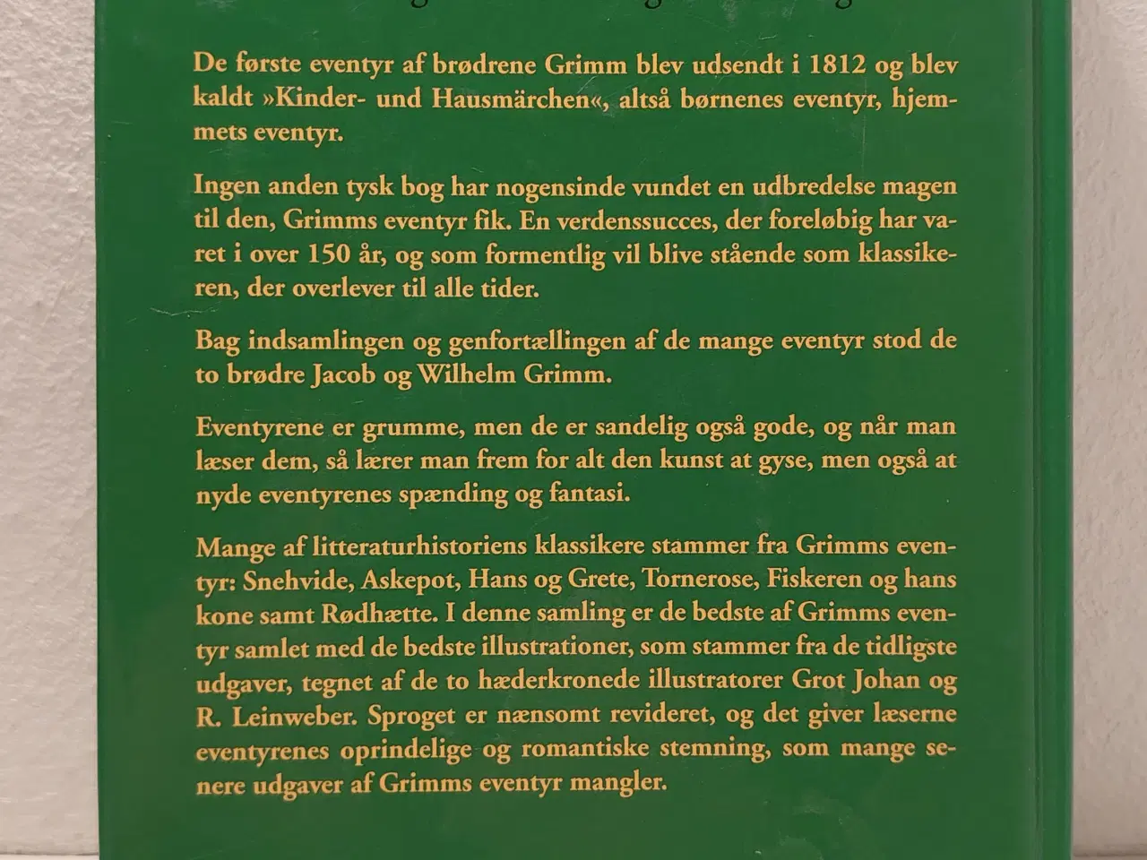 Billede 2 - Brdr. Grimm: Eventyr ved N.Birger Wamberg. 1991.