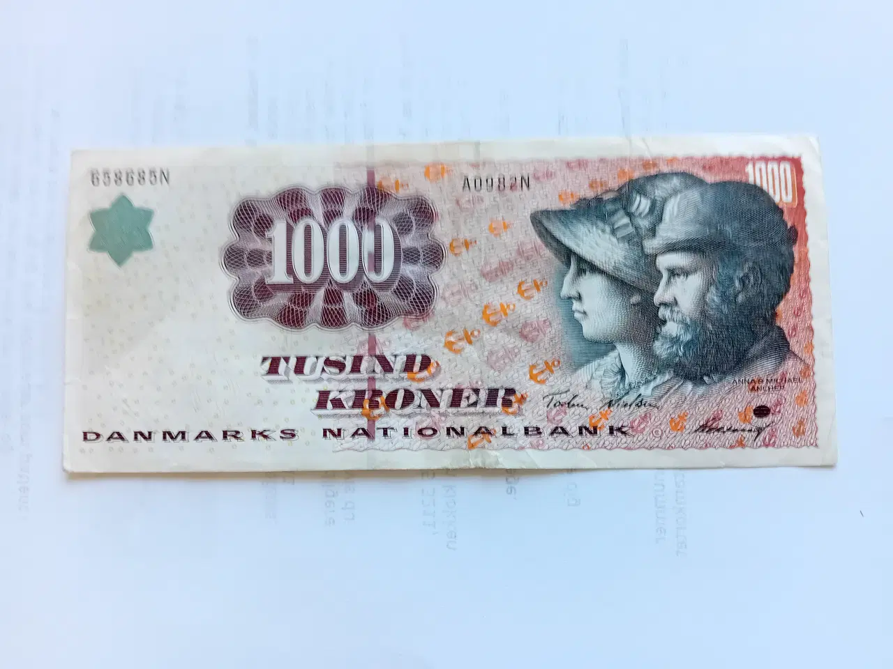 Billede 1 - Pengesedler 1000kr