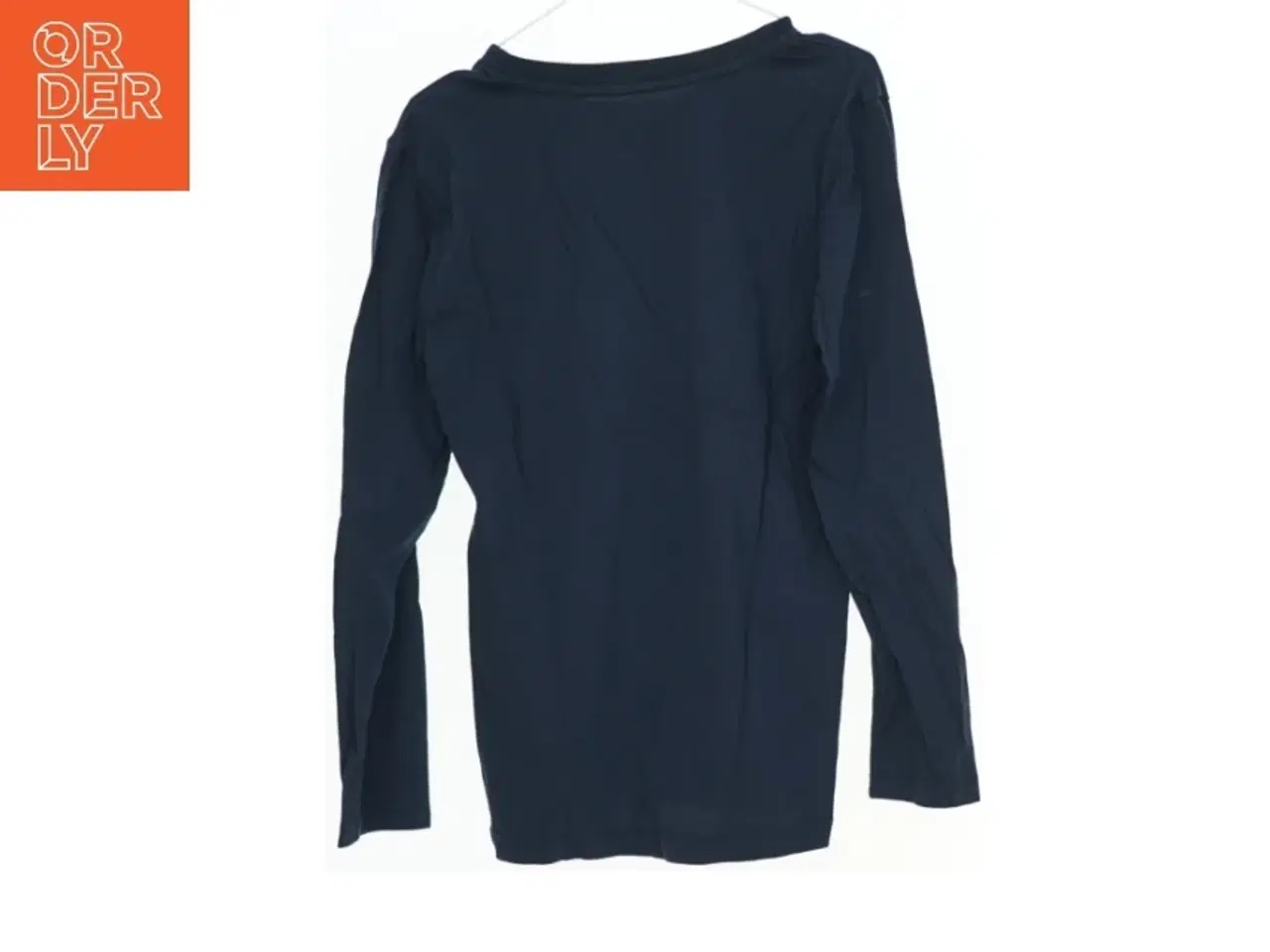 Billede 2 - Langærmet blå trøje fra Tommy Hilfiger (str. 128)