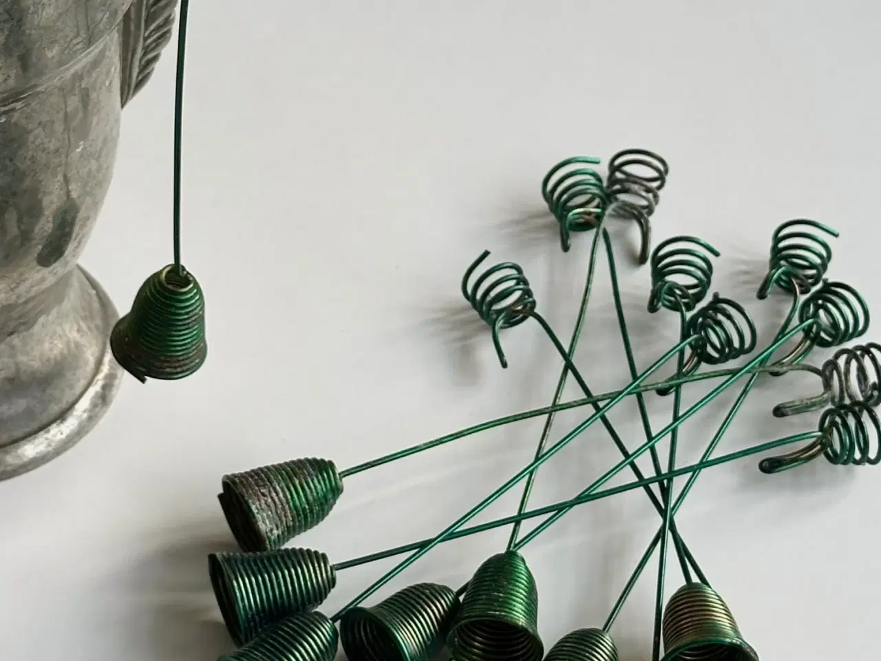 Billede 2 - Juletræslyseholdere, retro, 10 stk samlet