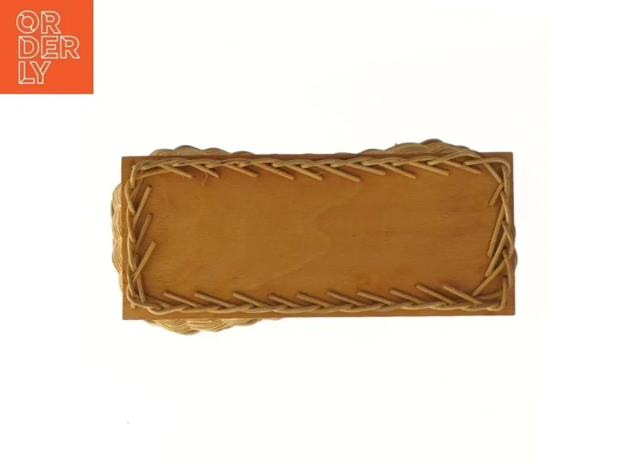 Billede 4 - Flettet kurv (str. 7x27x11,5 cm)