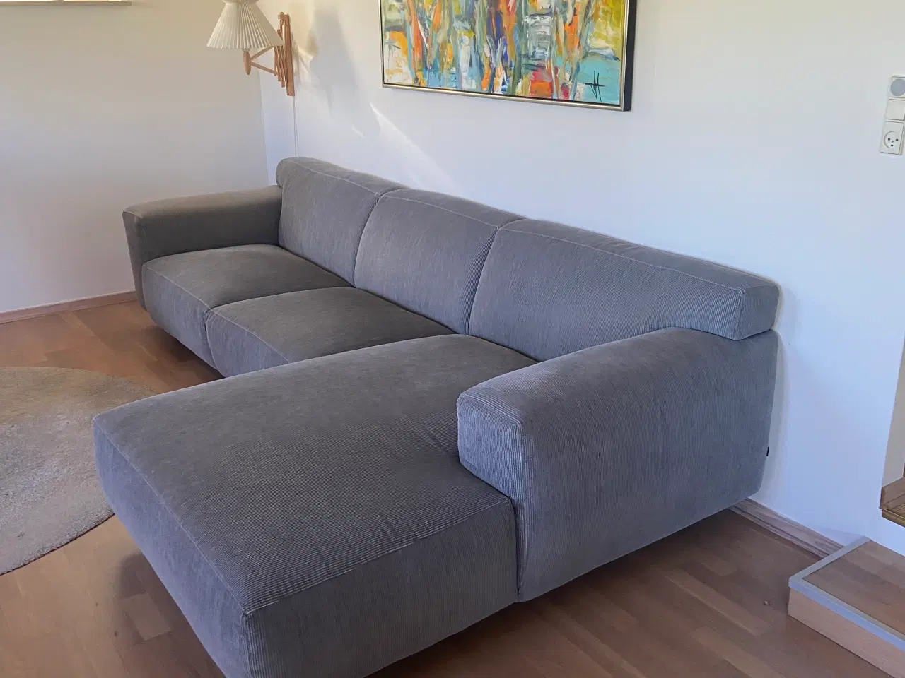 Billede 1 - Sienna højrevendt sofa med chaiselong.