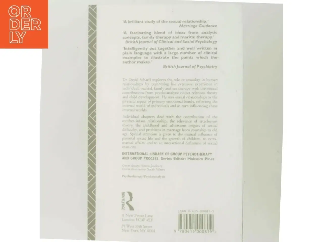 Billede 3 - The sexual relationship : an object relations view of sex and the family af David E. Scharff (1941-) (Bog)