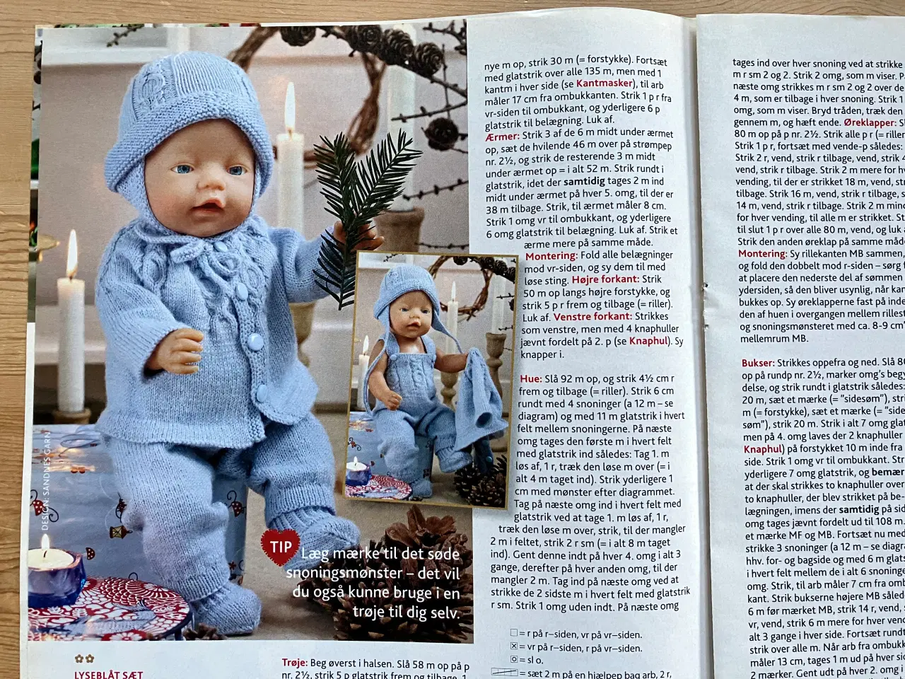 Billede 3 - Sy og strik til Baby Born og bamsen