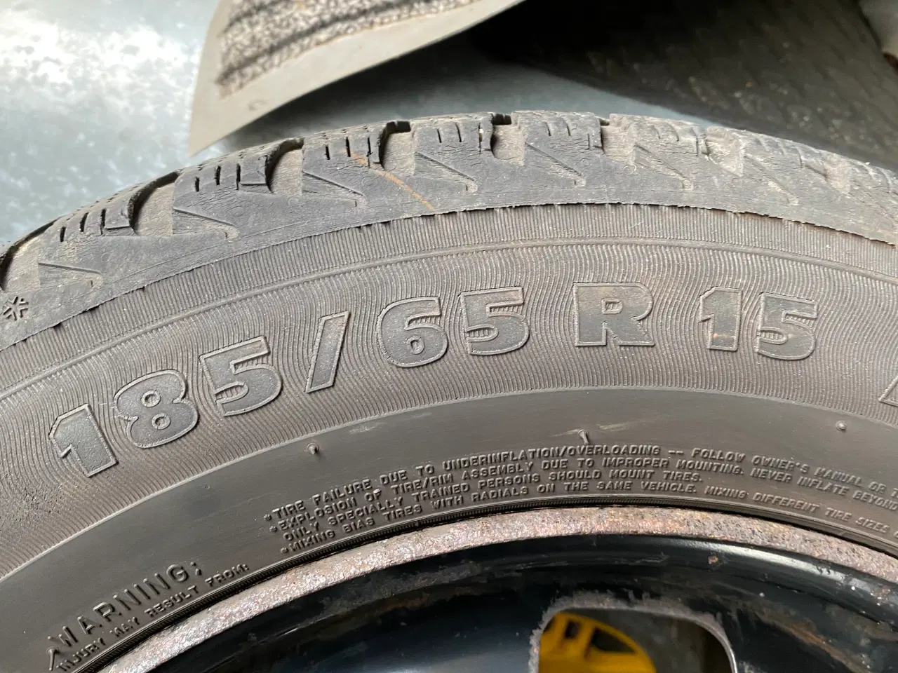 Billede 5 - Vinterdæk på stålfælge til Citroen C3
