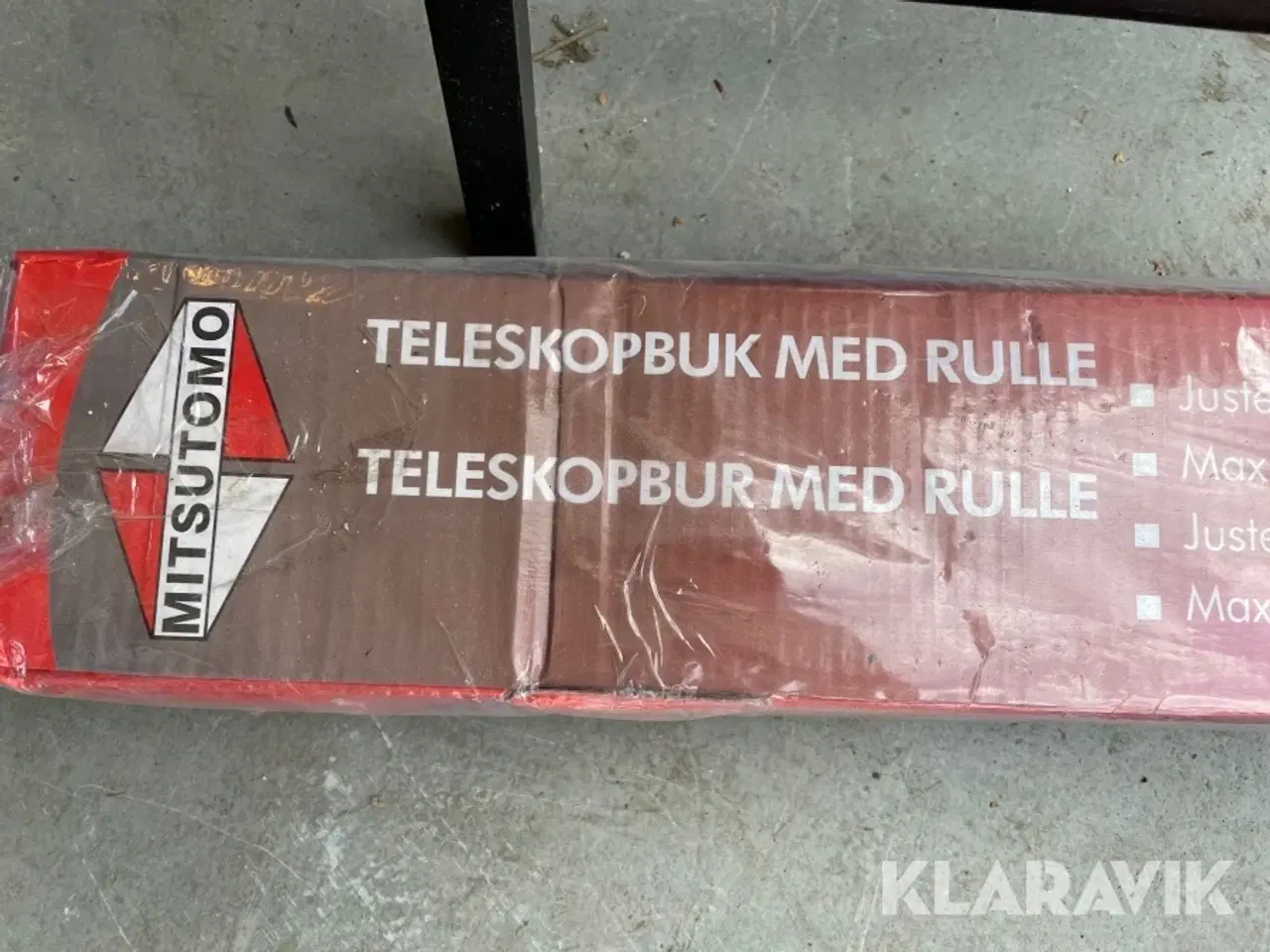 Billede 4 - Teleskopbuk med rulle MITSITOMO