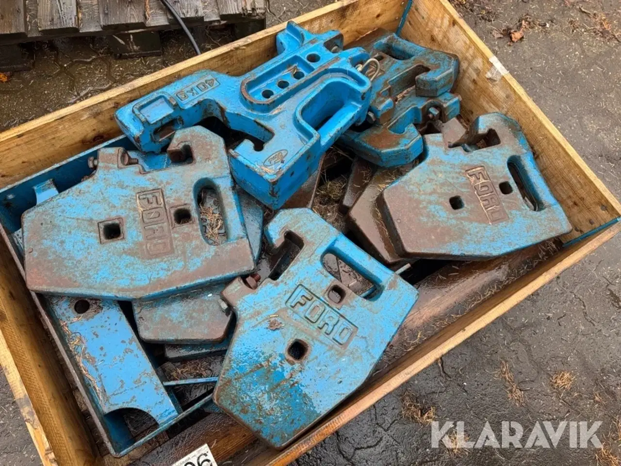 Billede 6 - Frontklodser til Ford traktor 11 styk