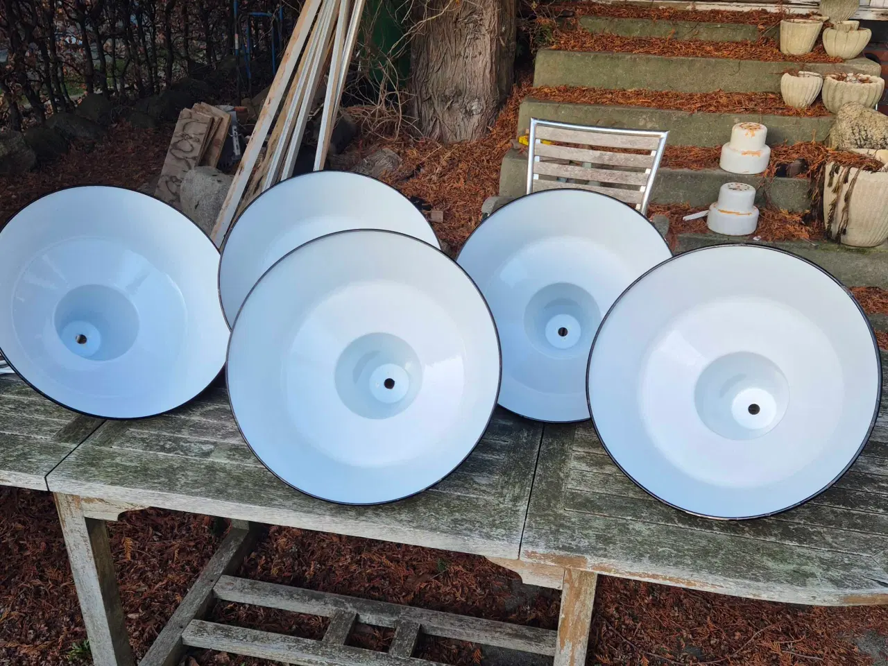 Billede 13 - Sorte emaljerede værkstedspendler 