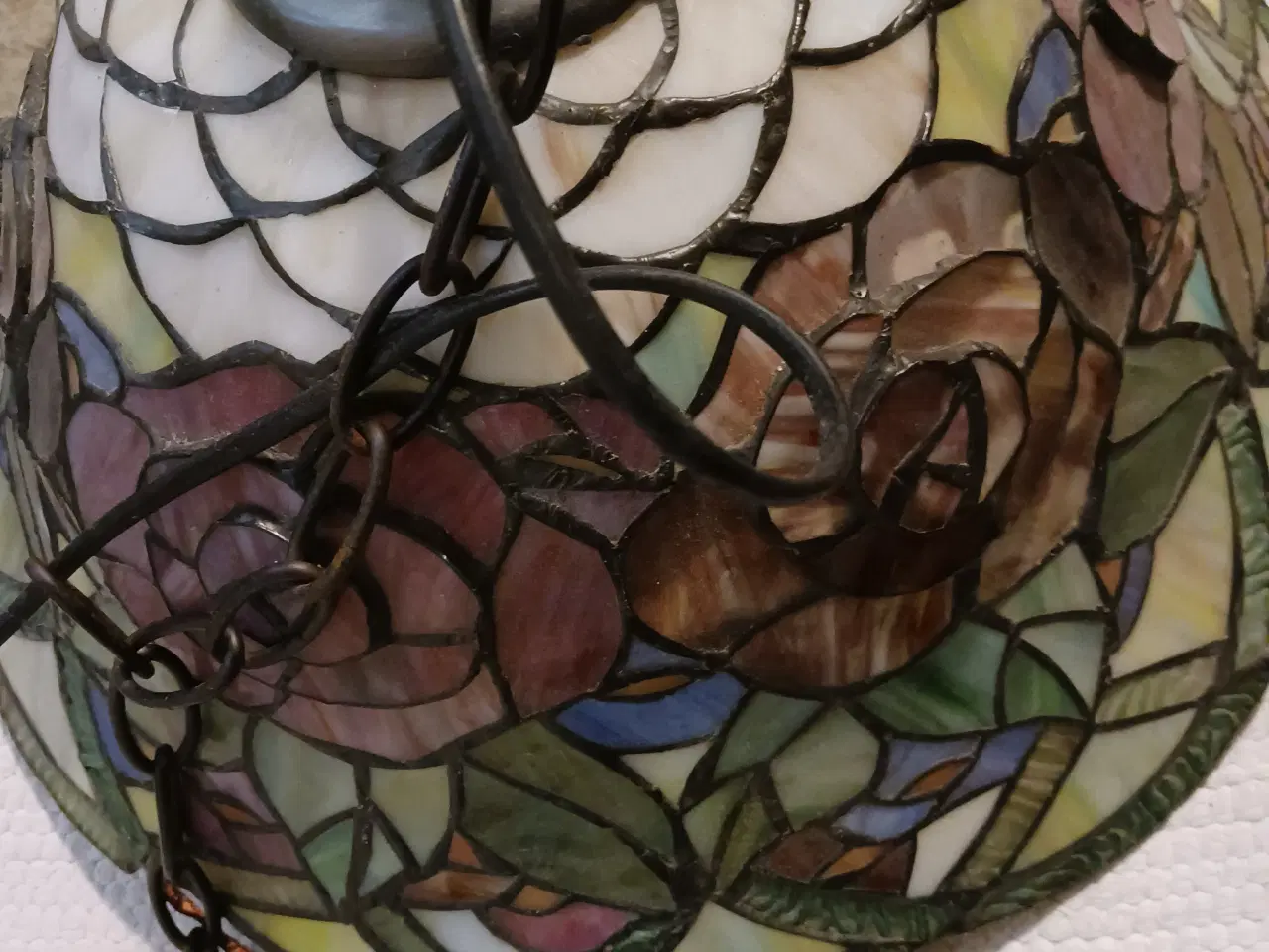 Billede 5 - Tiffany loftlampe gammel