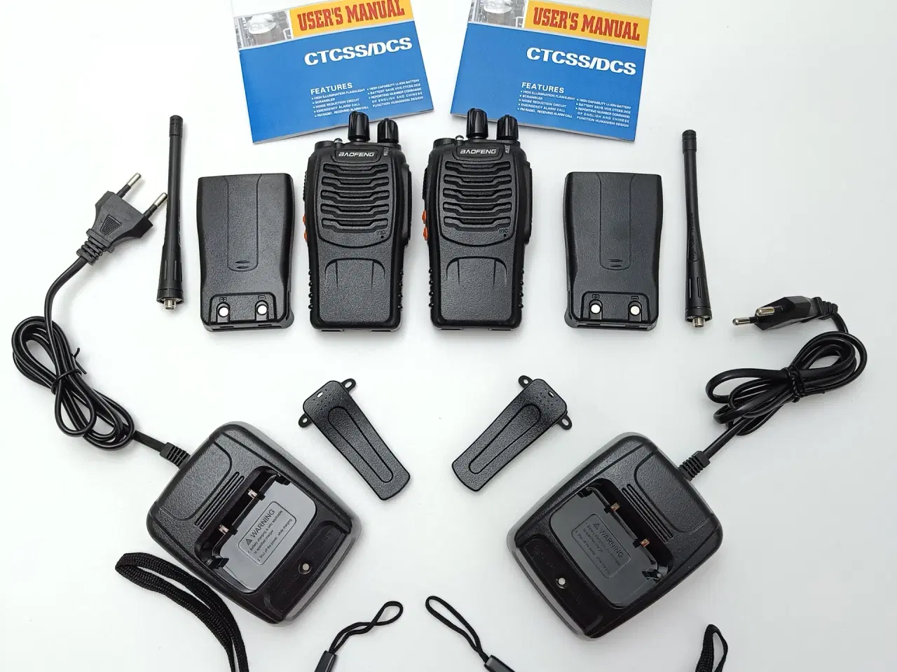 Billede 2 - NY! 2 x Baofeng 888S Radio / Walkie Talkie