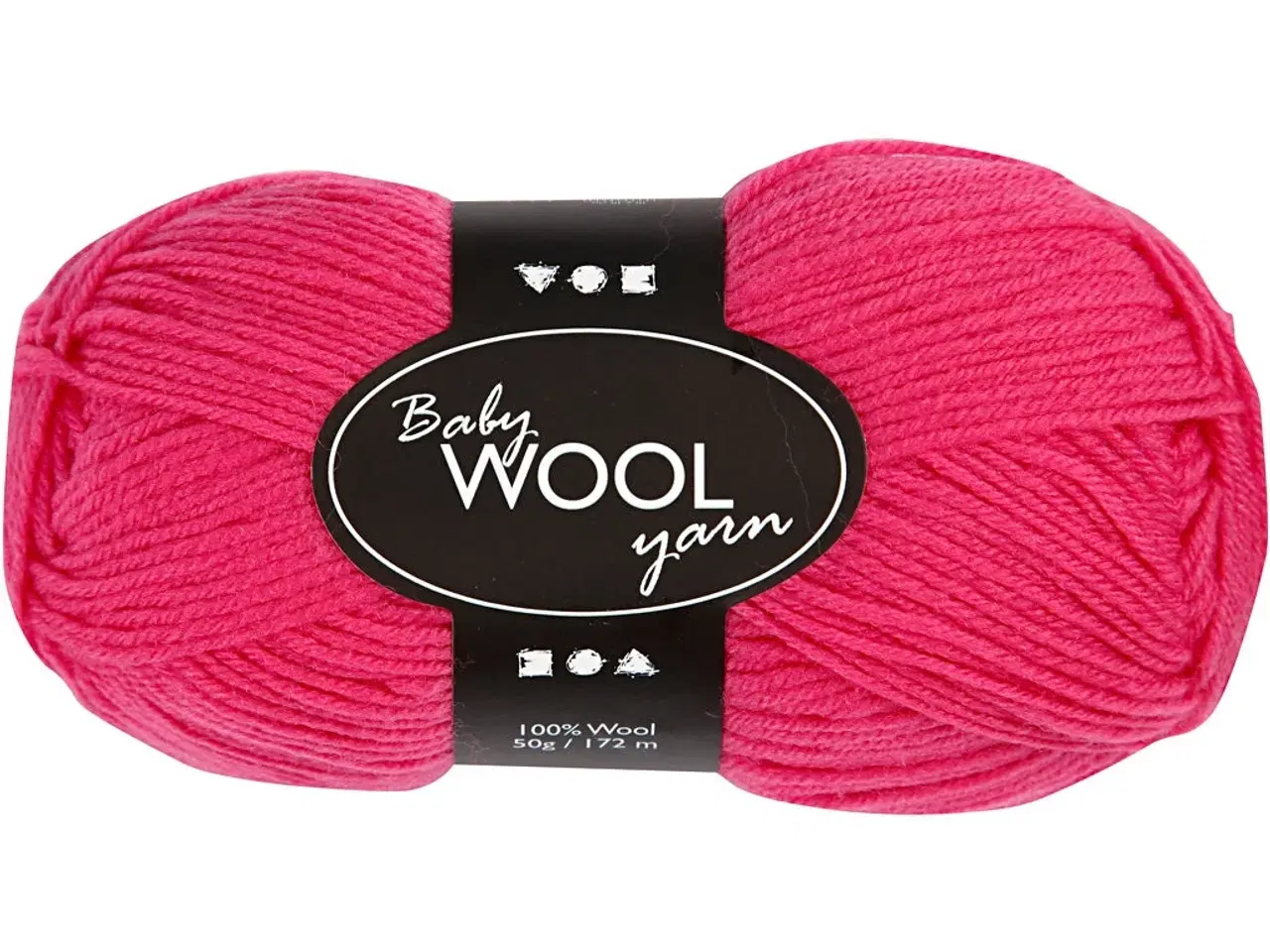 Billede 1 - Babygarn, L: 172 M, cerise, 50g/ 1 ngl.