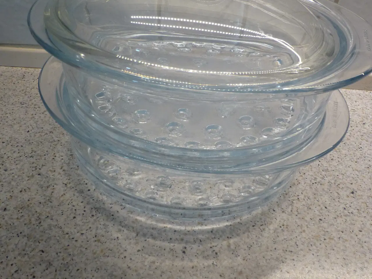 Billede 2 - Pyrex Dampindsats/Gryde Dobbelt 1 Låg