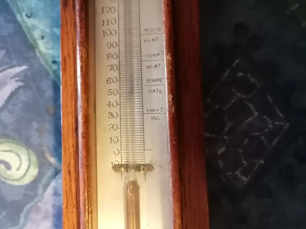 Billede 1 - Barometer, termometer og hygrometer i et.