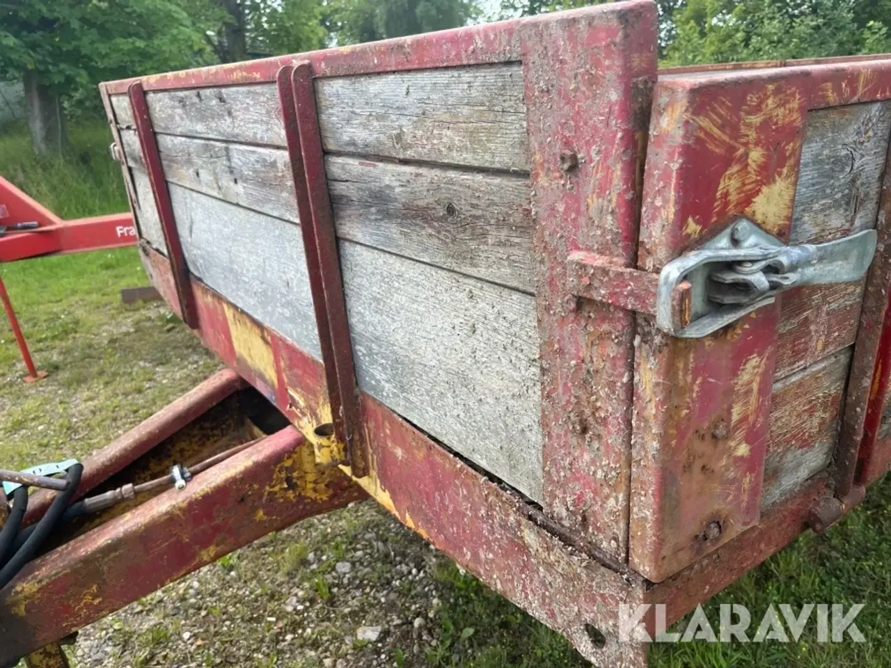 Billede 9 - LOT: tipvogn og Skrabeblad TIM OG Frangård 4,5 tons vogn/G-250L