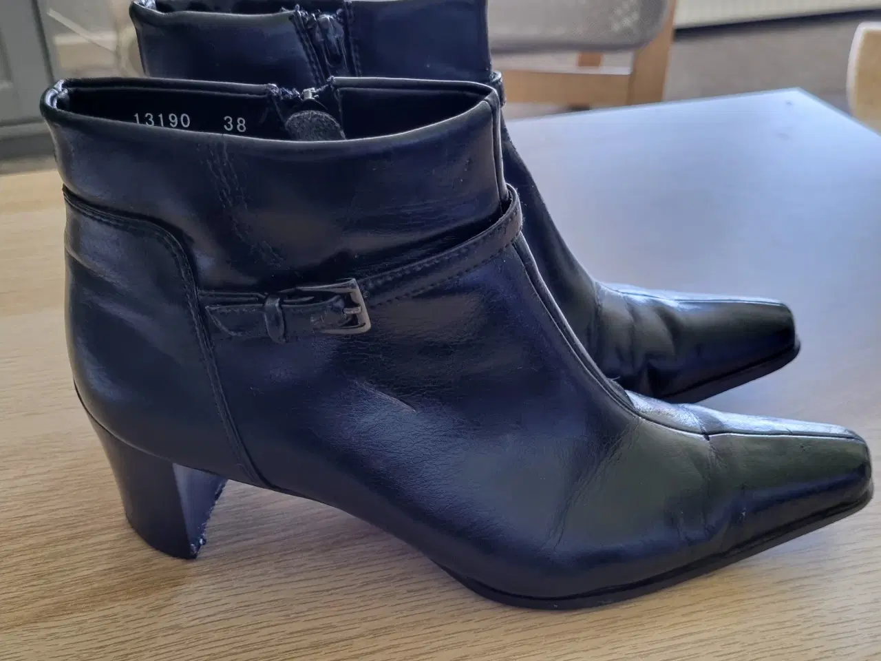 Billede 3 - Vintage sorte støvletter læder fra Afis Shoe Fashi