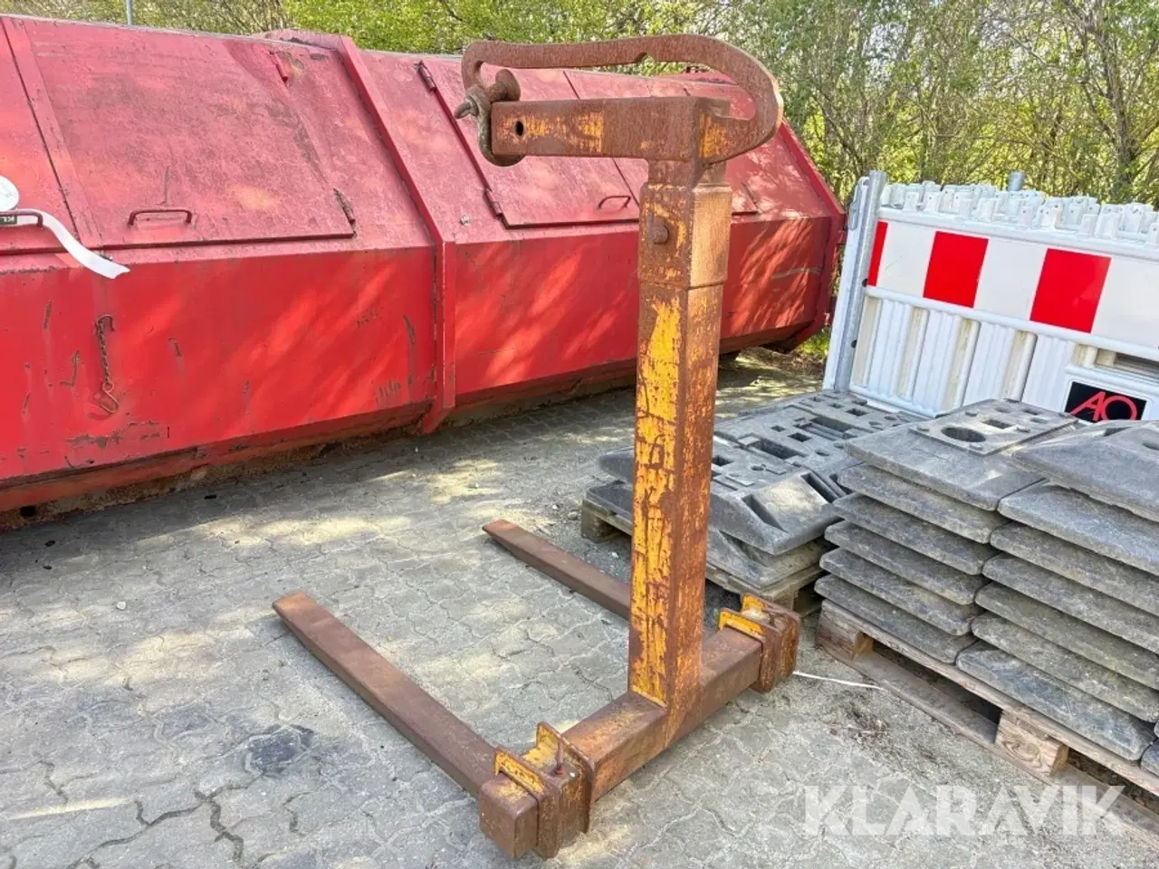 Billede 3 - Pallegafler til kran