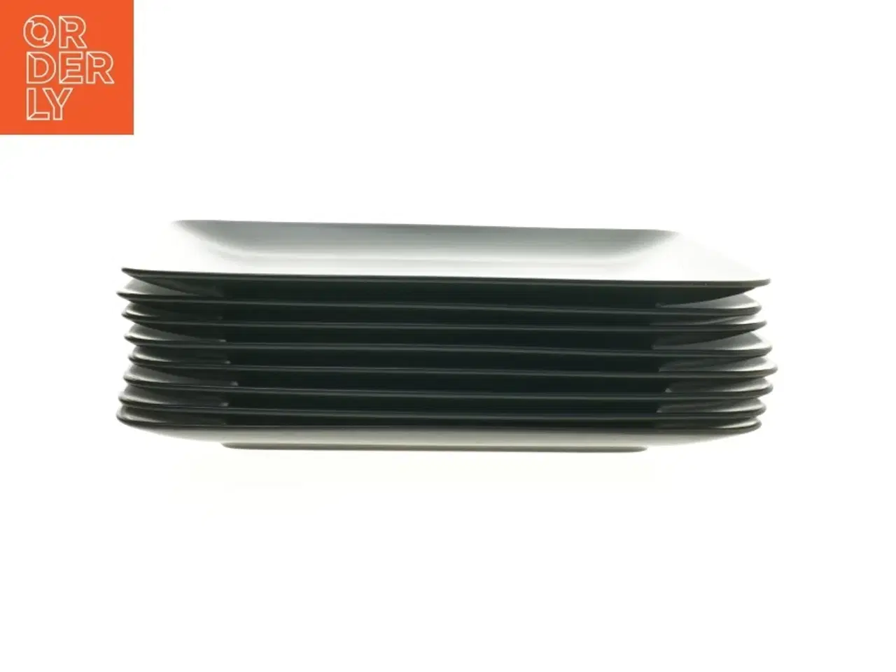 Billede 1 - Sæt med rektangulære tallerkener fra IKEA, 8 stk (str. 30x20 cm)