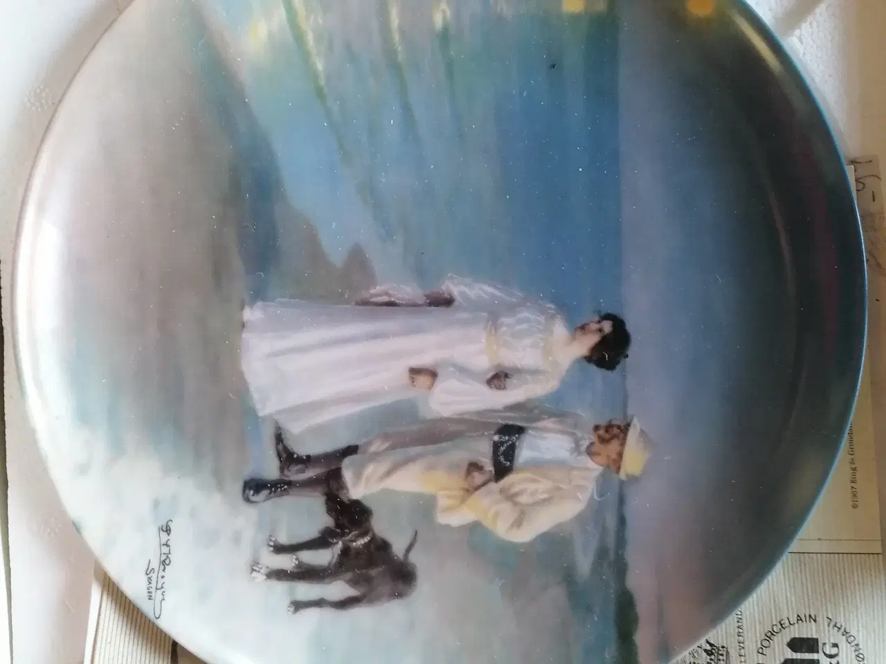 Billede 4 - 8 stk Krøyer tallerkner sælges billigt 