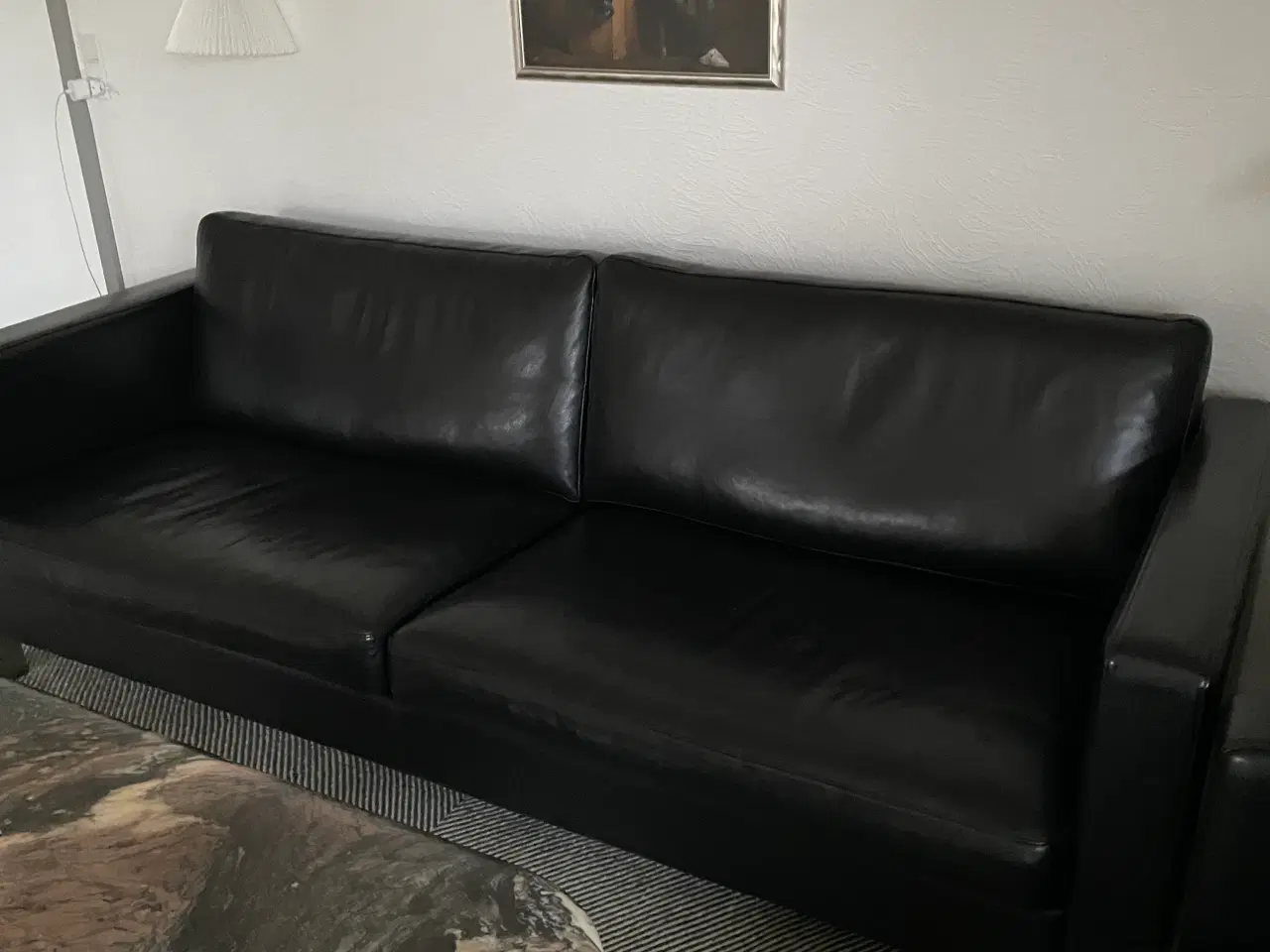 Billede 1 - Mogens Hansen sort sofa