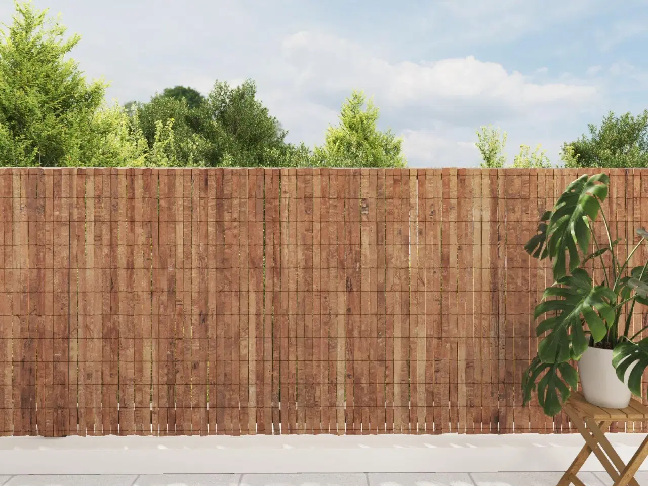 Billede 3 - Barkhegn Brun 400 x 125 cm Bark