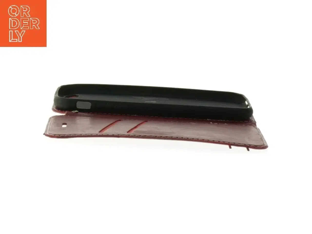 Billede 7 - Smartphone etui i læder med kortholder (str. 14 x. 7,5 cm)