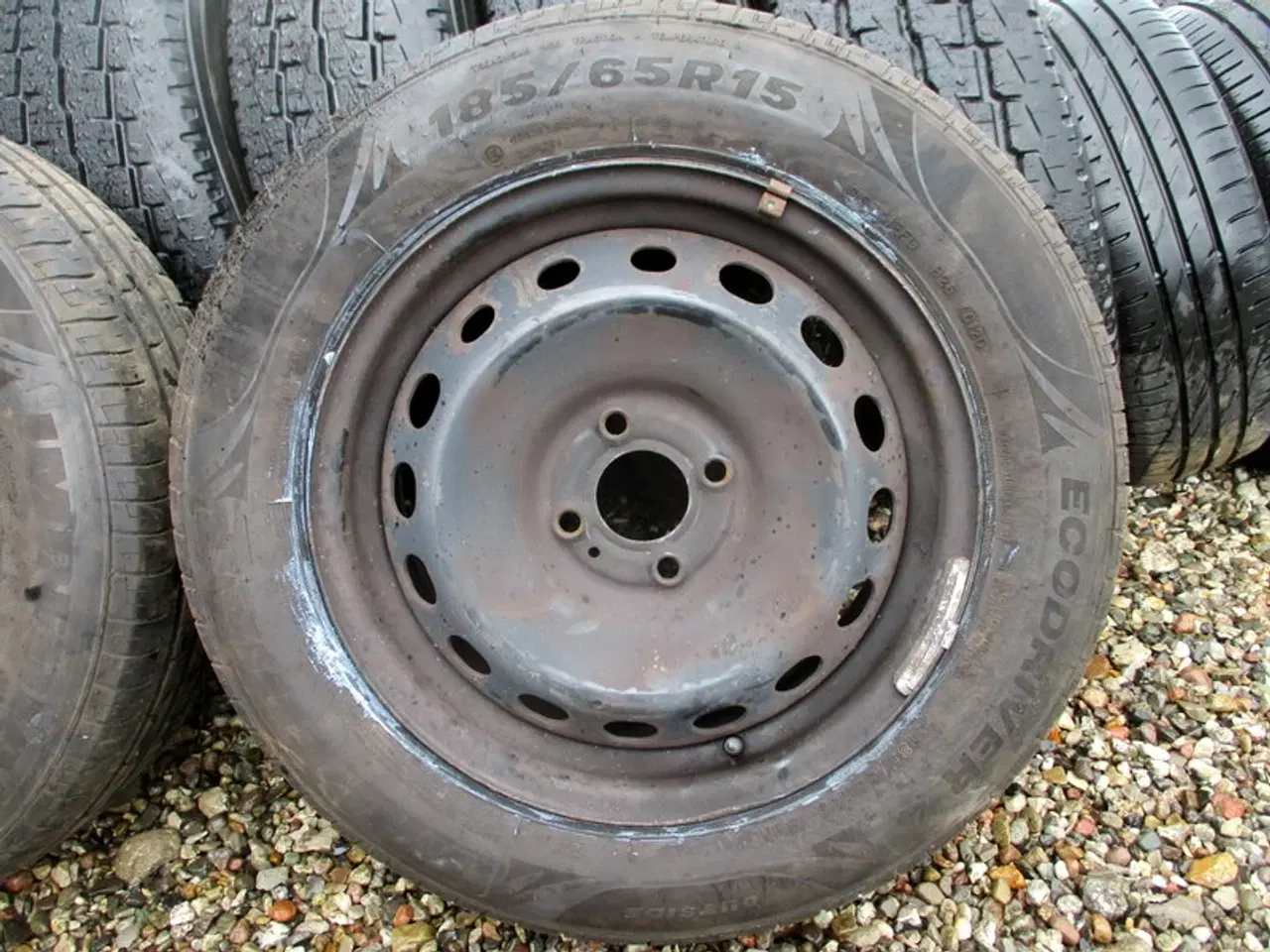 Billede 8 - 15" 4 stk. 4X100 ET40 nav60,1 185/65/15" sommerdæk